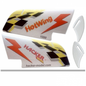 Hotwing Mini 500 ARF Rot - Hacker-Modell Flying Wing