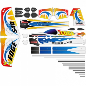 MX2 Toxic Indoor ARF Fire Blue - Samolot Hacker Model