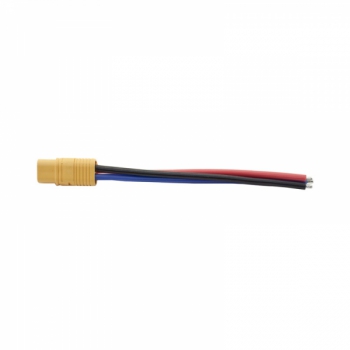 MT-60-Buchse mit 16 AWG 10 cm Kabel (blau + rot + schwarz) – MSP