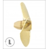 3-Blatt Messingschraube 30mm M3 links - (CCW) - RABOESCH