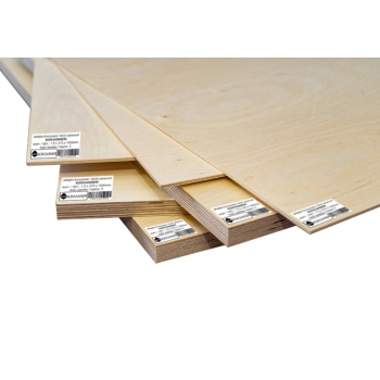 Koivuvaneri-Birkensperrholz 0,6 x 310 x 1000 mm (3-lagig) Premium