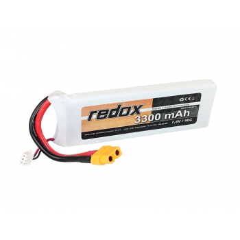 Redox 3300 mAh 7,4 V 40 C XT-60 – LiPo-Akku