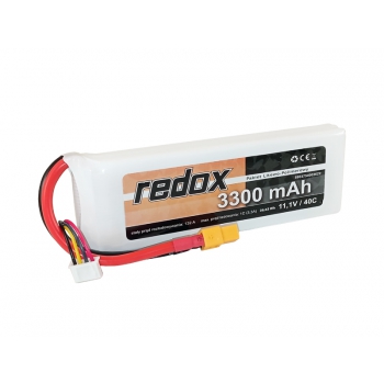 Redox 3300 mAh 11,1 V 40 C XT-60 – LiPo-Akku