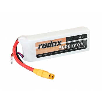 Redox 5000 mAh 11,1 V 40 C XT-90 – LiPo-Akku