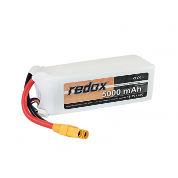 Redox 5000 mAh 18,5 V 40 C XT-90 – LiPo-Akku