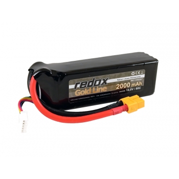 Redox Gold Line 2000 mAh 14,8 V 80C XT-60 – LiPo-Pack