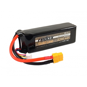 Redox Gold Line 2200 mAh 14,8 V 80C XT-60 – LiPo-Pack