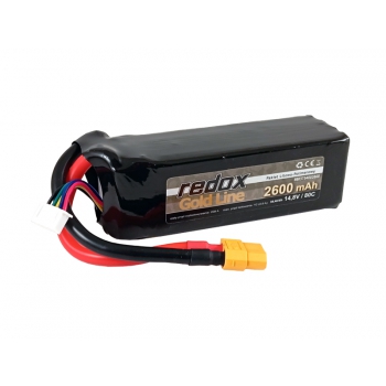 Redox Gold Line 2600 mAh 14,8 V 80C XT-60 – LiPo-Pack