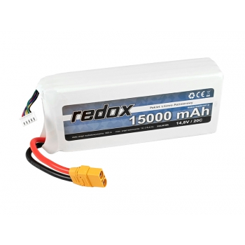 Redox 15000 mAh 14,8 20C XT90 – LiPo-Akku