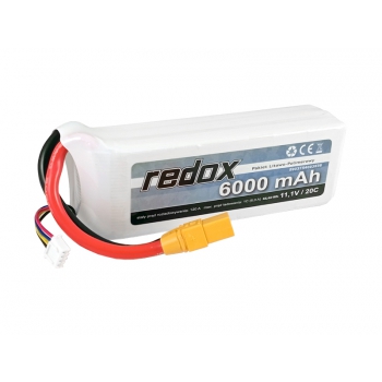 Redox 6000 mAh 11,1 V 20C XT90 – LiPo-Pack