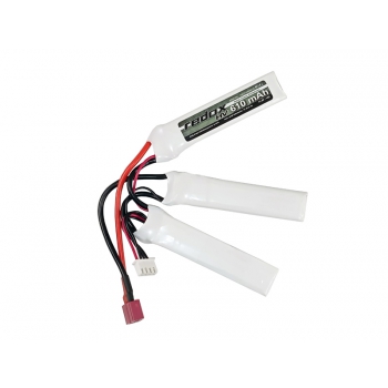 Redox ASG HV 610 mAh 11,4 V 15 C (getrennt) (1+1+1) – LiPo-Pack