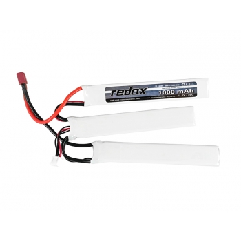 Redox ASG 1000 mAh 11,1 V 20 C (getrennt) (1+1+1) – LiPo-Pack