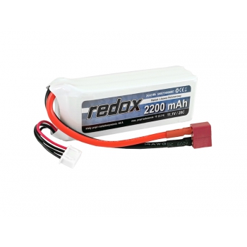 Redox ASG 2200 mAh 11,1 V 20 C (integriert) – LiPo-Paket