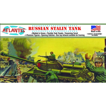 Plastikmodellbausatz - ATLANTIS Models 1:48 Russischer Stalin-Panzer - AMCA303