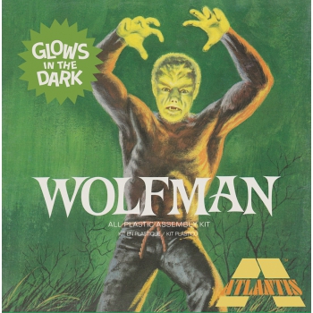 Plastikmodell - ATLANTIS Models Werewolf Lon Chaney Jr. Die Wolfman Glow Limited Edition – AMCA450
