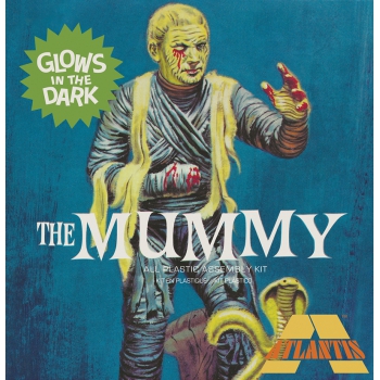 Plastikmodell - ATLANTIS Models "Die Mumie" 1:8 Lon Chaney Jr. Die Mummy Glow Limited Edition - AMCA452