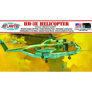 Plastikmodellbausatz - ATLANTIS Models Helicopter Helicopter 1:72 HH-3E Jolly Green Giant Helicopter - AMCA505
