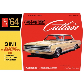 Plastikmodell - Auto 1:25 1964 Olds Cutlass 442 Hardtop - AMT1066