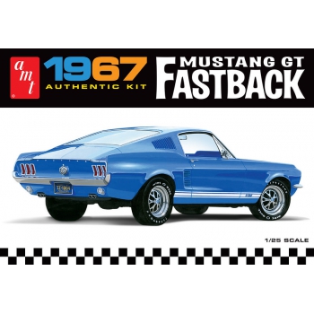 Plastikmodell - Auto 1:25 1967 Ford Mustang GT Fastback - AMT1241