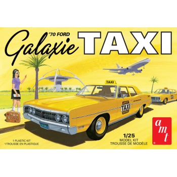 Plastikmodell - Auto 1:25 1970 Ford Galaxie Taxi - AMT1243