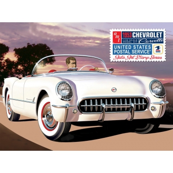Plastikmodell – Auto 1:25 1953 Chevy Corvette (USPS Stamp Series) – AMT1244