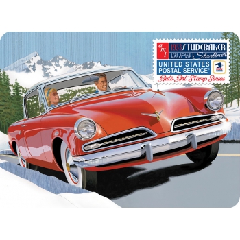 Plastikmodell – Auto 1:25 1953 Studebaker Starliner – USPS in Sammlerdose – AMT1251