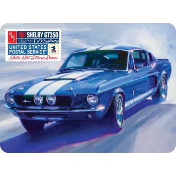 Plastikmodell – 1967 Shelby GT350 USPS Stamp Series Auto – in einer Metallbox! 1:25 – AMT1356