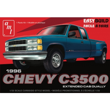 Plastikmodell – 1996 Chevrolet C-3500 Dually Pickup Easy Build 1:25 Auto – AMT1409