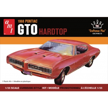 Plastikmodell – Auto 1:25 1968 Pontiac GTO Hardtop Craftsman Plus Car – AMT1411