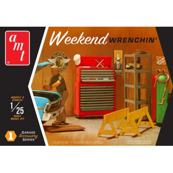 Kunststoffmodell – Weekend Wrenchin' Garagenzubehörset 1:25 Garagenzubehörset #1 2T – AMTPP015