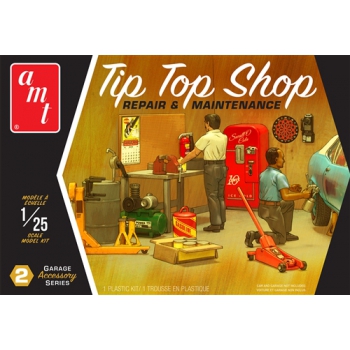 Kunststoffmodell – Tip Shop 1:25 Garagenzubehör-Set Nr. 2 2T – AMTPP016