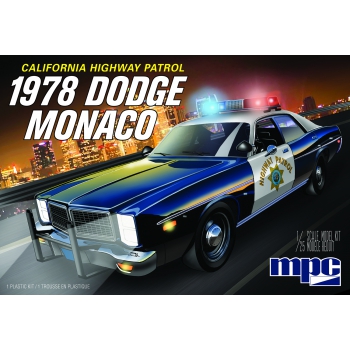 Plastikmodell - 1:25 1978 Dodge Monaco CHP Polizeiauto 2T - MPC922M