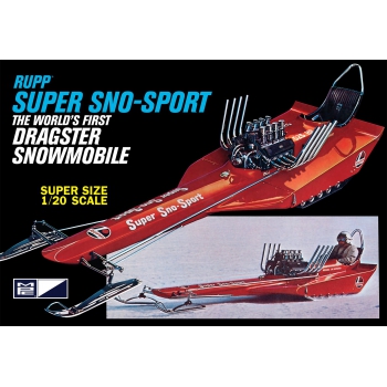 Plastikmodell – 1:20 Rupp Super Sno-Sport Snow Dragster – MPC961