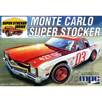 Plastikmodell – 1:25 1971 Chevy Monte Carlo Super Stocker 2T Auto – MPC962