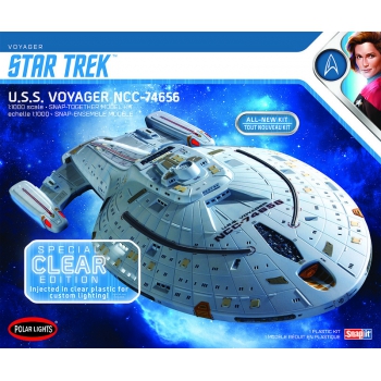 Plastikmodell - 1:1000 Star Trek U.S.S. Voyager "Clear Edition" - POL992M