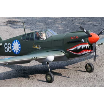 Flugzeug P-40 Curtiss AVG Kitty Hawk 60 Größe EP-GP ARF - VQ-Models