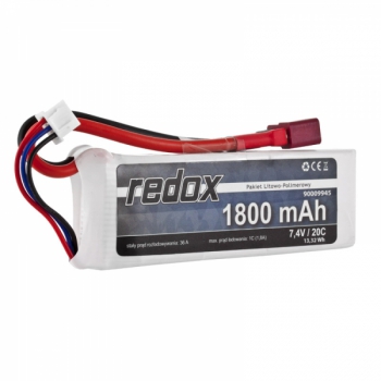 Redox 1800 mAh 7,4 V 20C - LiPo-Akku