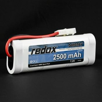 Redox 2500 mAh 7,2 V - NiMH-Pack